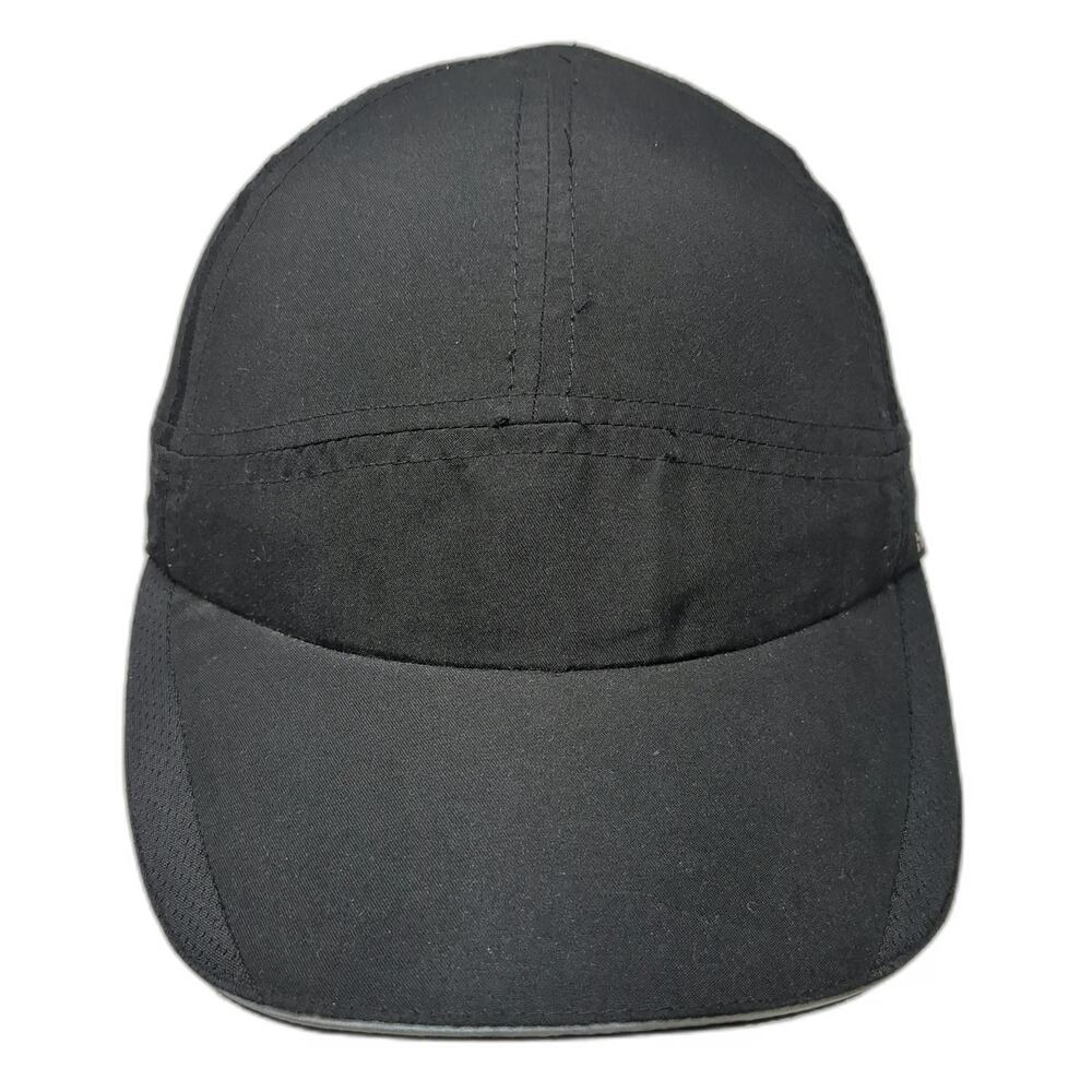 Hind Baseball Cap Black One Size Mesh Panels Reflective Strap Performance hat